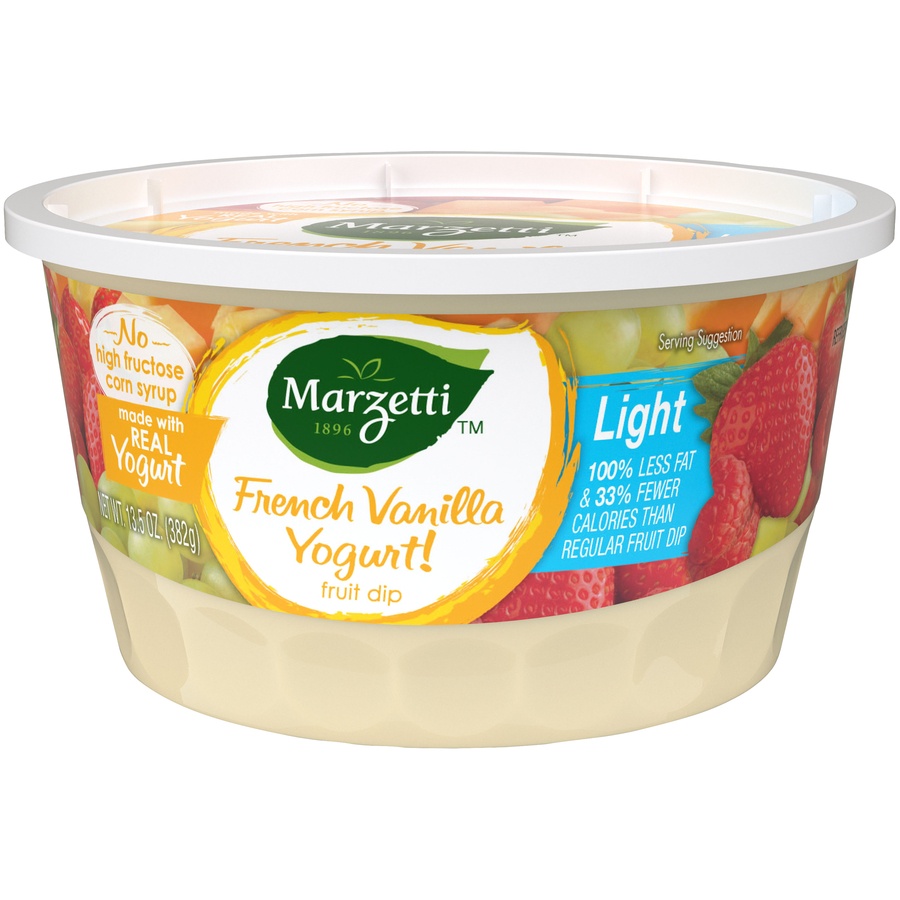 slide 8 of 8, Marzetti Light French Vanilla Yogurt Fruit Dip, 12 oz