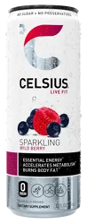 CELSIUS Fitness Drink, Sparkling, Wild Berry