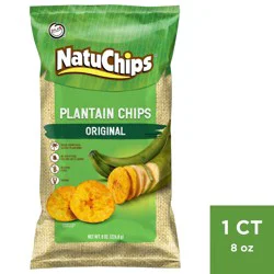 NatuChips Plantain Chips Regular Flavored - 8oz