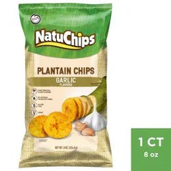 NatuChips Plantain Chips Garlic Flavored - 8oz