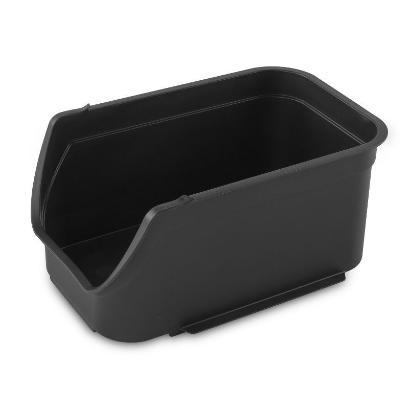 slide 1 of 12, 8.9qt Open Front Stackable Storage Bin - Brightroom™, 8.9 qt