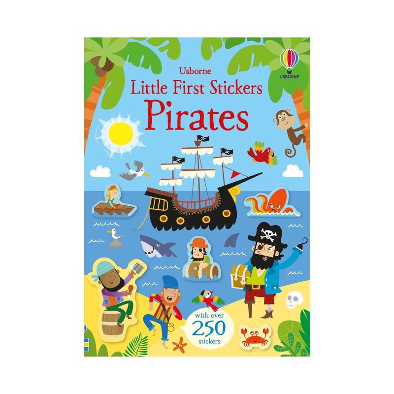 slide 1 of 1, Usborne Books Little First Stickers Pirates - by Kirsteen Robson (Paperback), 1 ct