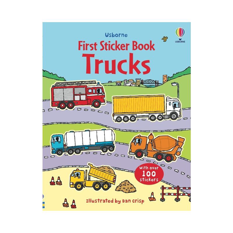 slide 1 of 1, Usborne Books First Sticker Book Trucks - (First Sticker Books) by Sam Taplin (Paperback), 1 ct