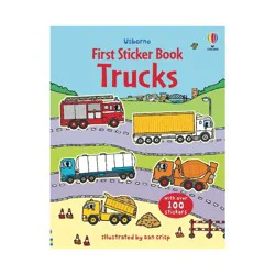 Usborne Books First Sticker Book Trucks - (First Sticker Books) by Sam Taplin (Paperback)