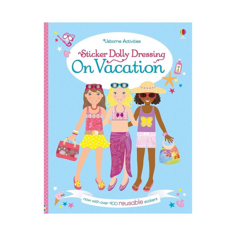 slide 1 of 1, Usborne Books Sticker Dolly Dressing on Vacation - by Lucy Bowman (Paperback), 1 ct