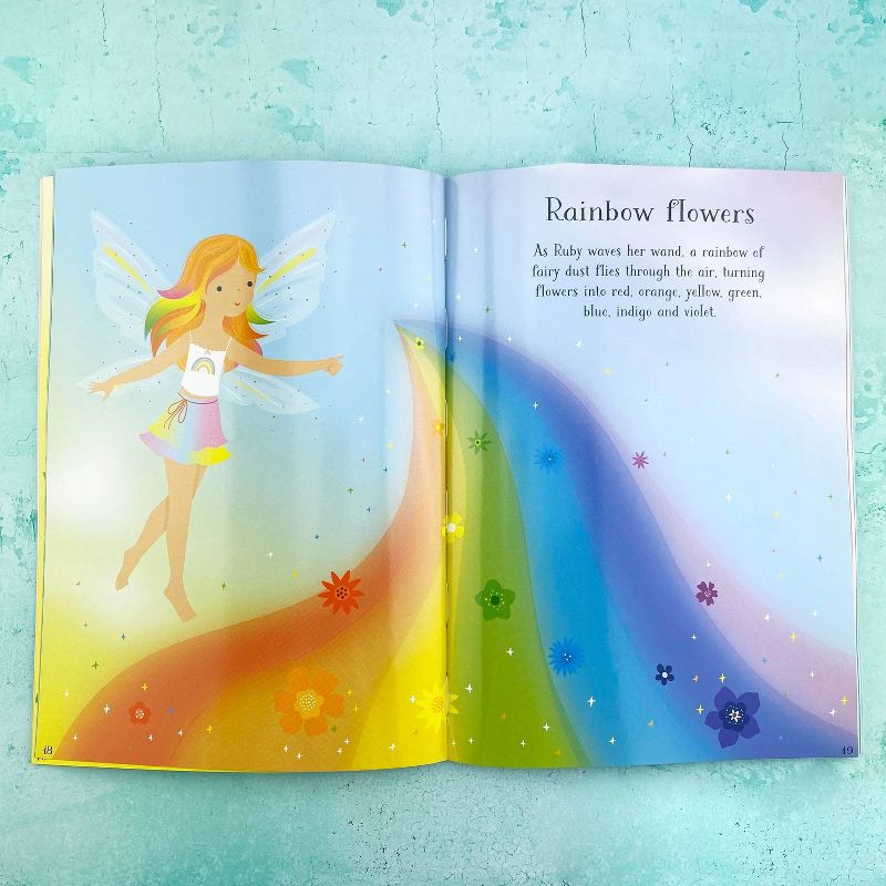 slide 5 of 6, Usborne Books Little Sticker Dolly Dressing Rainbow Fairy - by Fiona Watt (Paperback), 1 ct