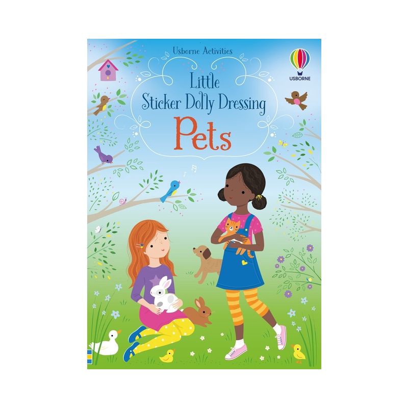 slide 1 of 1, Usborne Books Little Sticker Dolly Dressing Pets - by Fiona Watt (Paperback), 1 ct