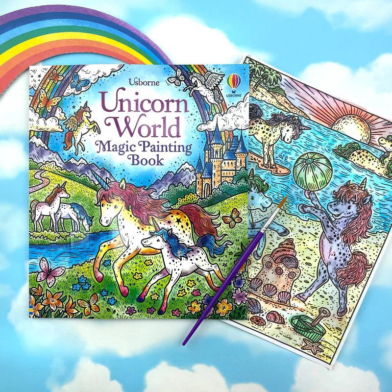 slide 1 of 3, Usborne Books Unicorns Magic Painting Book - (Magic Painting Books) by Fiona Watt (Paperback), 1 ct