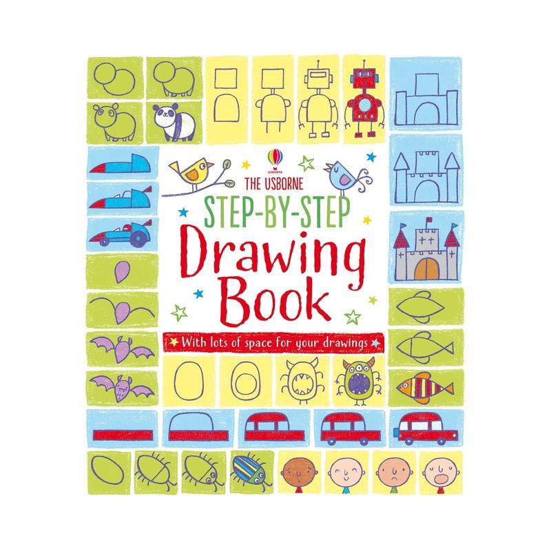 slide 1 of 1, Usborne Books Step-By-Step Drawing Book - by Fiona Watt (Paperback), 1 ct