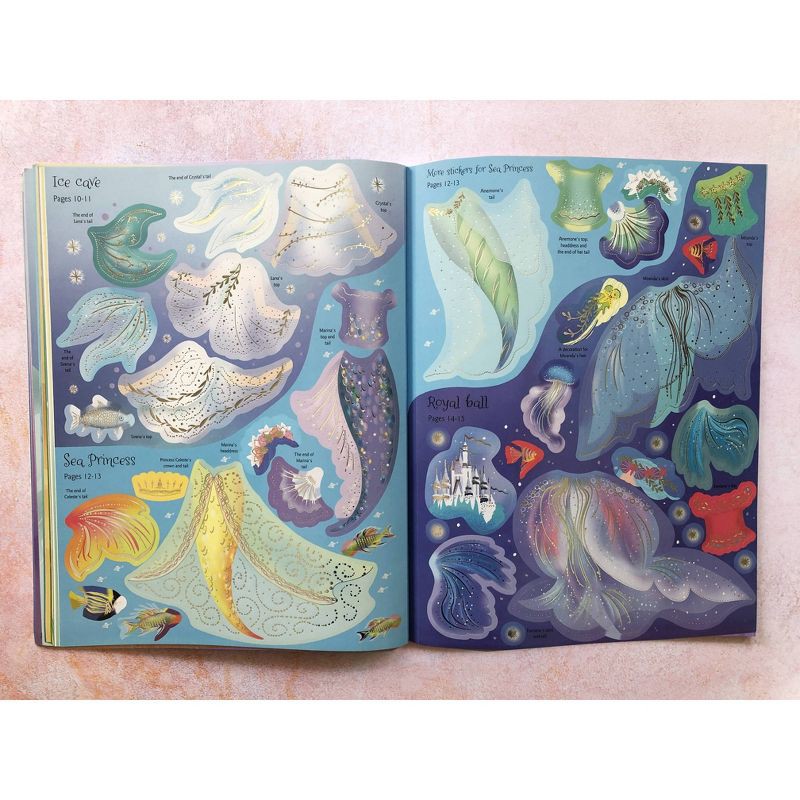 slide 1 of 3, Usborne Books Sticker Dolly Dressing Mermaids - by Fiona Watt (Paperback), 1 ct