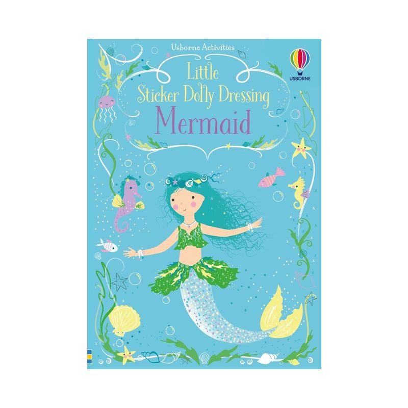 slide 1 of 1, Usborne Books Little Sticker Dolly Dressing Mermaid - by Fiona Watt (Paperback), 1 ct