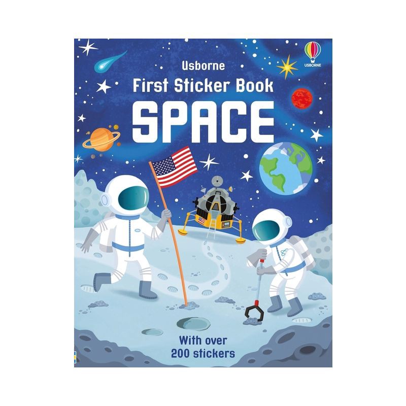 slide 1 of 1, Usborne Books First Sticker Book Space - (First Sticker Books) by Sam Smith (Paperback), 1 ct