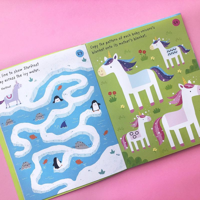 slide 2 of 4, Usborne Books Little Children's Unicorns Pad - (Children's Puzzles) by Kirsteen Robson (Paperback), 1 ct
