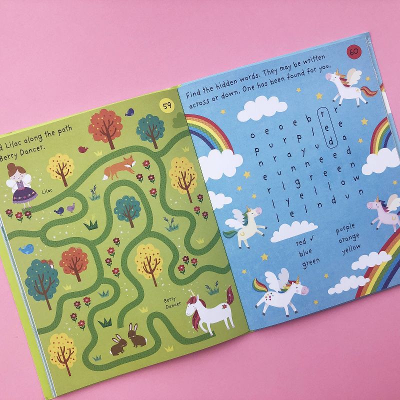 slide 4 of 4, Usborne Books Little Children's Unicorns Pad - (Children's Puzzles) by Kirsteen Robson (Paperback), 1 ct