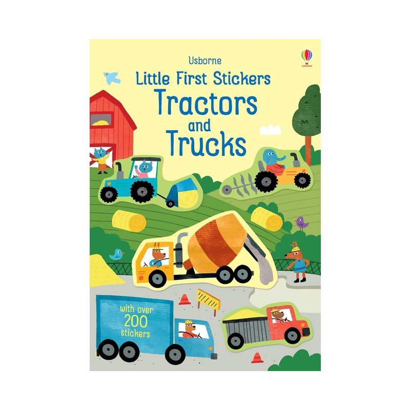 slide 1 of 1, Usborne Books Little First Stickers Tractors and Trucks - by Hannah Watson (Paperback), 1 ct
