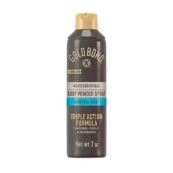 Gold Bond Men's Essentials Body Powder Spray, 7 oz, Nightfall