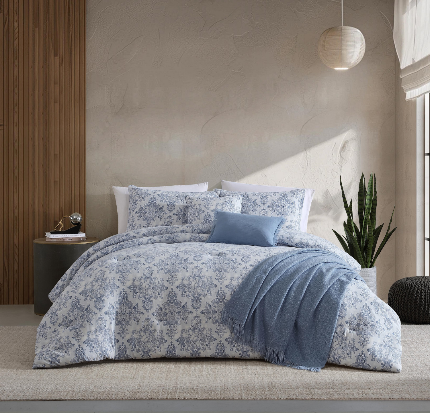 slide 2 of 3, 6pc Queen Fashion Comforter Set, 6 ct