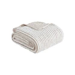 Eden Home Shey Feather Knit Throw, 50x70