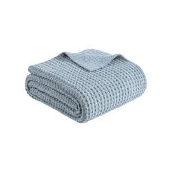 Eden Home Wes Waffle Knit Throw, 50x70