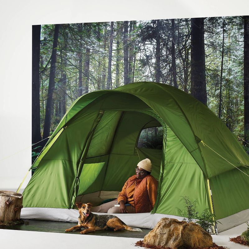 slide 2 of 5, 6 Person Dome Family Tent Green - Embark™, 1 ct