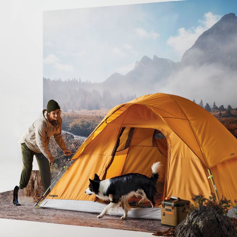 slide 2 of 5, 4 Person Dome Camping Tent Rust - Embark™, 1 ct