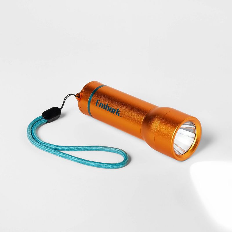 slide 2 of 4, Orange LED Flashlight Orange - Embark™️, 1 ct