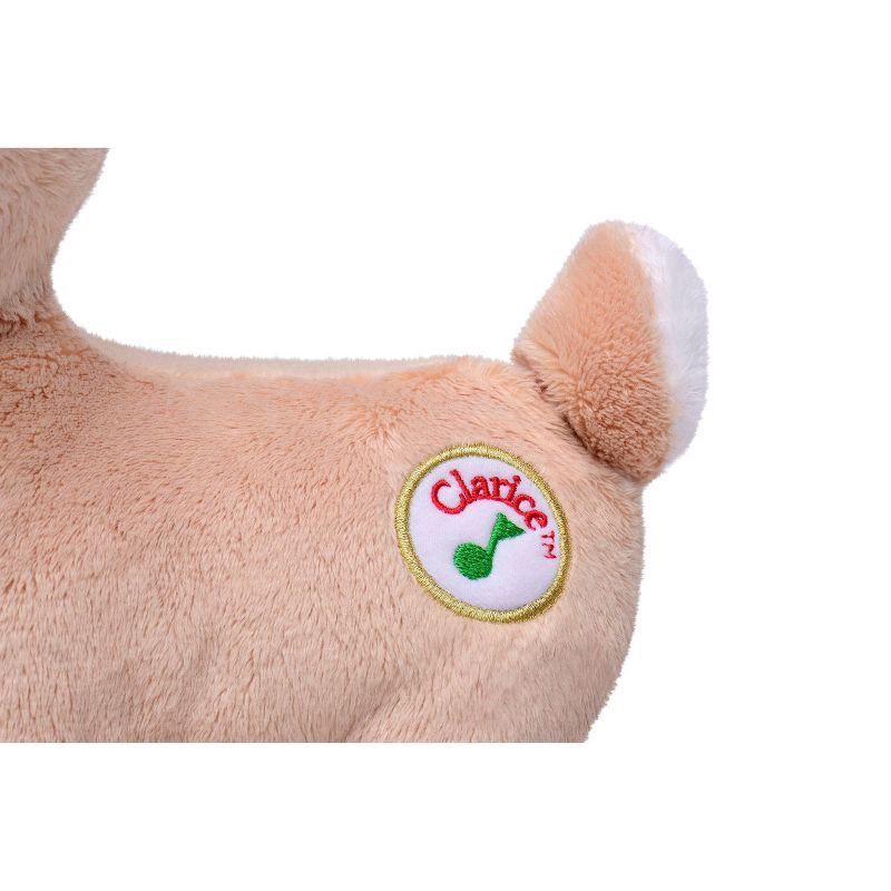 slide 3 of 3, Rudolph the Red-Nosed Reindeer 10" Clarice Musical Press Light up Stuffed Plush Animal Baby Toy - Christmas, 1 ct