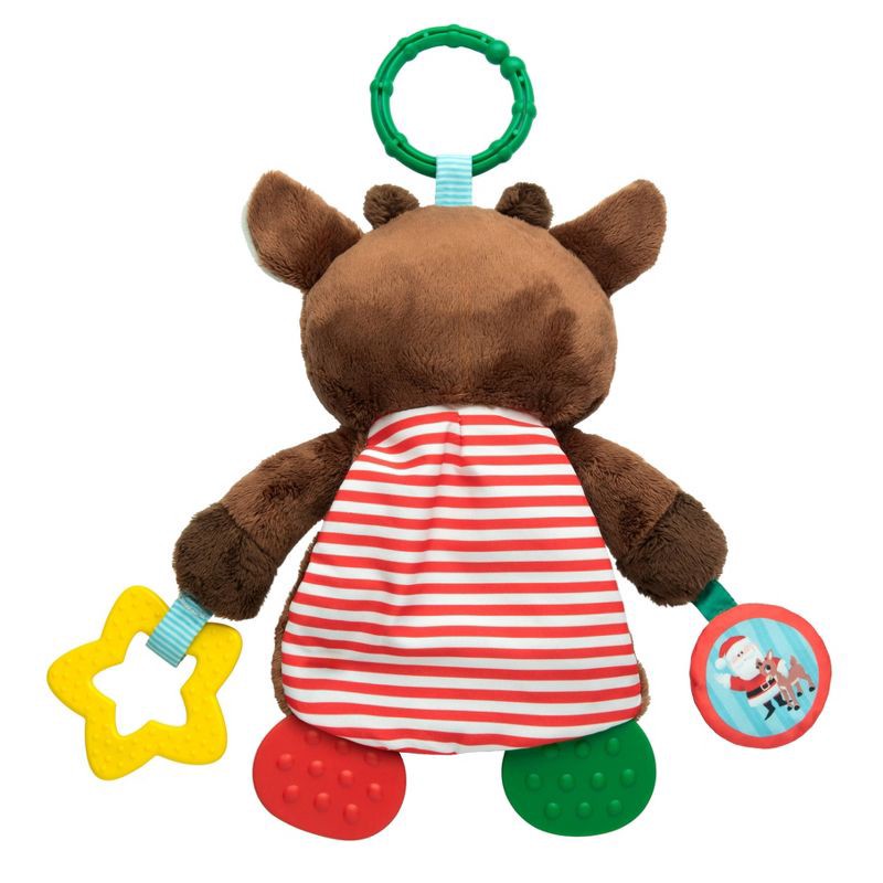 slide 3 of 3, Rudolph the Red-Nosed Reindeer 10" Crib Activity Toy with Teether - Christmas, 1 ct