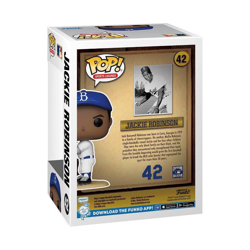 slide 3 of 3, Funko POP! MLB: Los Angeles Dodgers Jackie Robinson Figure, 1 ct
