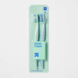 Deep Clean Advanced Care Toothbrush - Soft - 2ct - up&up™
