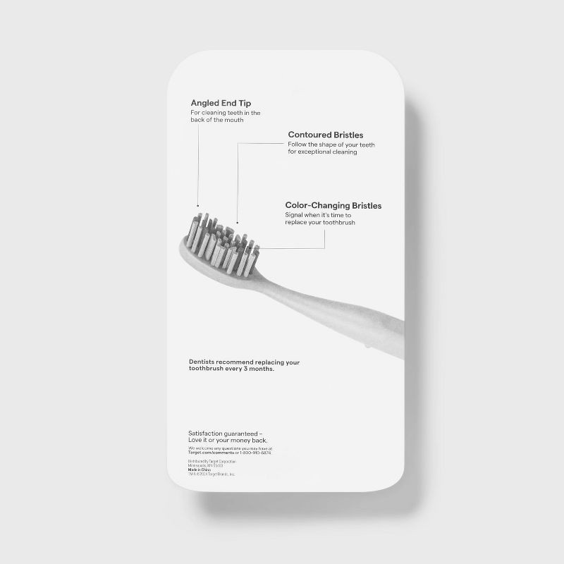 slide 3 of 3, Deep Clean Toothbrushes Soft - up&up™, 1 ct