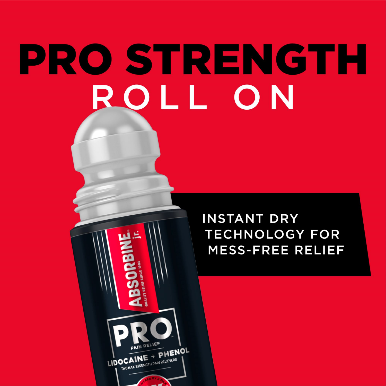slide 3 of 7, Absorbine Pro Max Strength Roll On Deep Penetrating Pain Relievers 2.5 oz, 2.5 oz