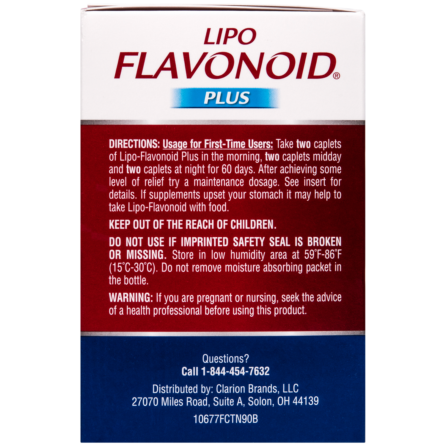 slide 2 of 3, Lipo Flavonoid Lipo-Flavonoid Plus Inner Ear Health Caplets, 90ct, 90 ct