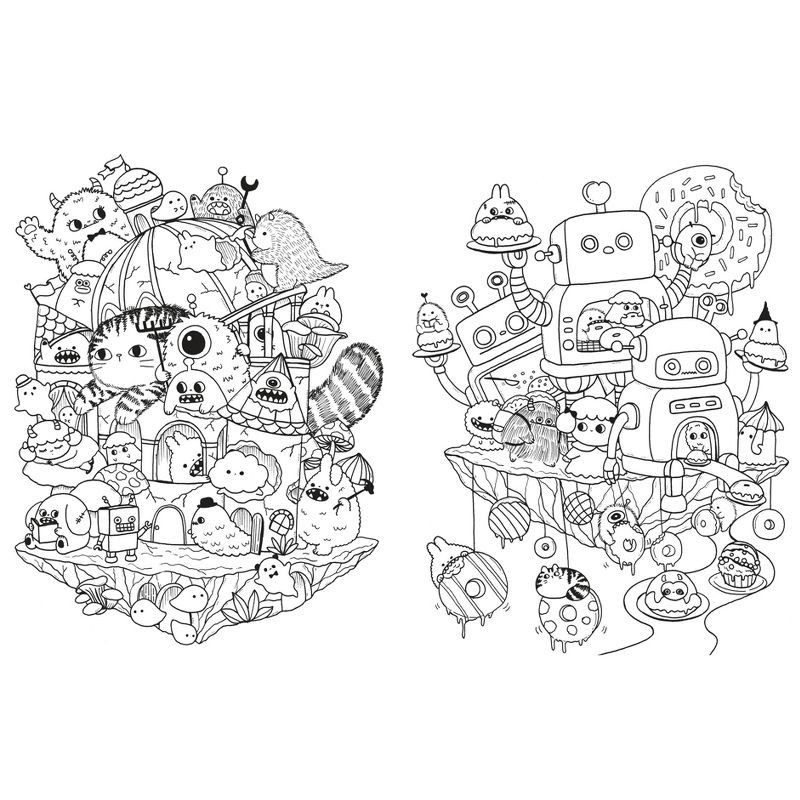 slide 2 of 7, Union Square & Co. A Million Little Monsters - (Million Creatures to Color) by Lulu Mayo (Paperback), 1 ct