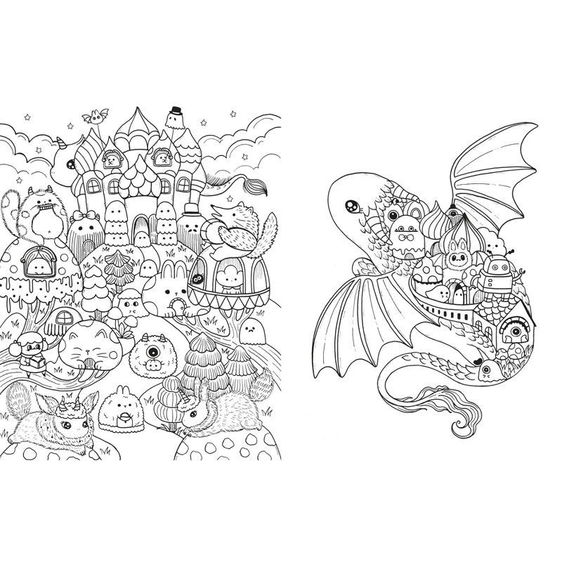 slide 5 of 7, Union Square & Co. A Million Little Monsters - (Million Creatures to Color) by Lulu Mayo (Paperback), 1 ct