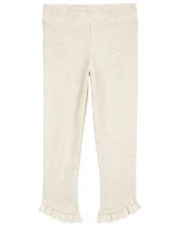 Oshkosh Baby Ribbed Eyelet-Hem Pants - Cream Cream 24M