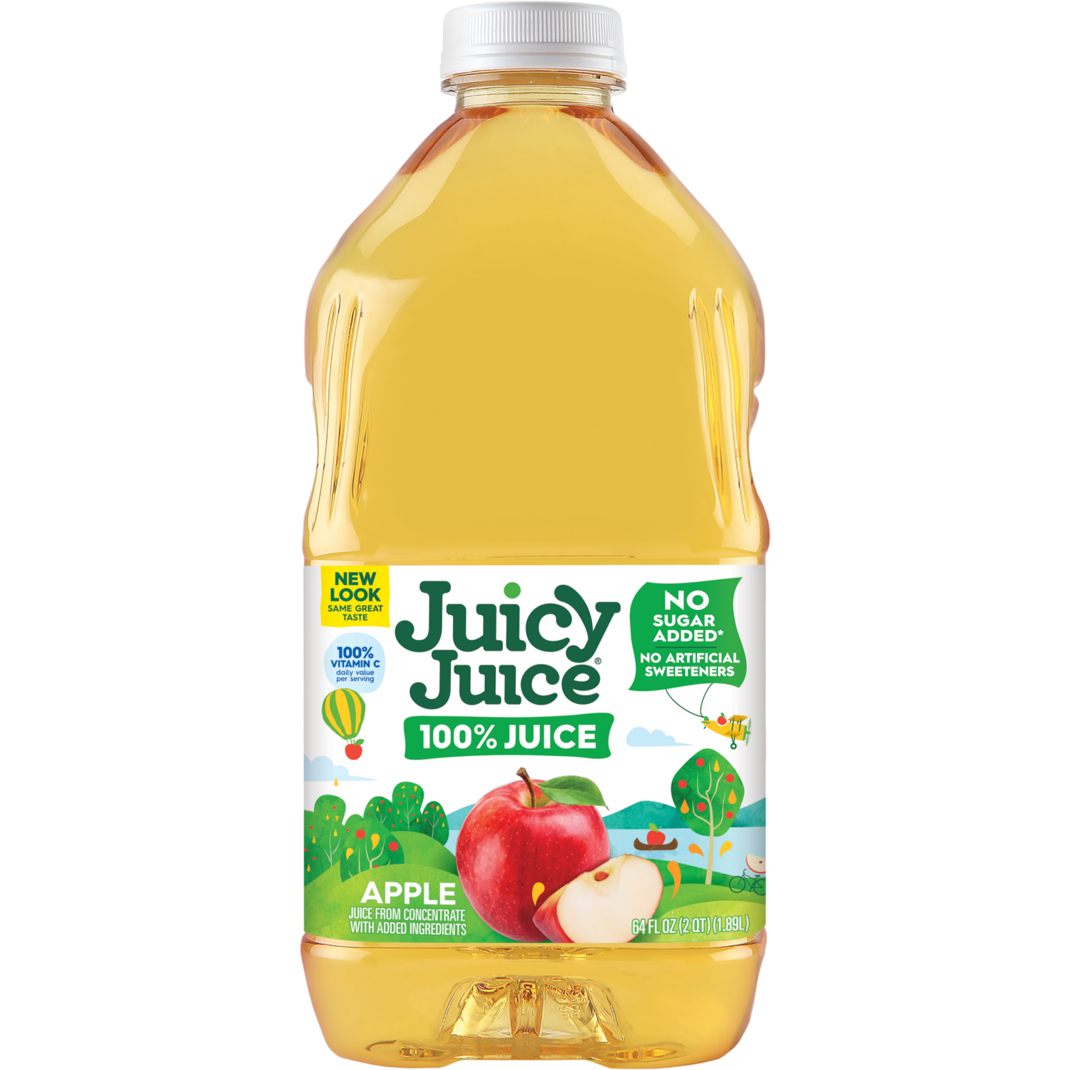 slide 3 of 4, Juicy Juice 100% Juice, Apple, 64 Fl Oz Bottle, 64 fl oz