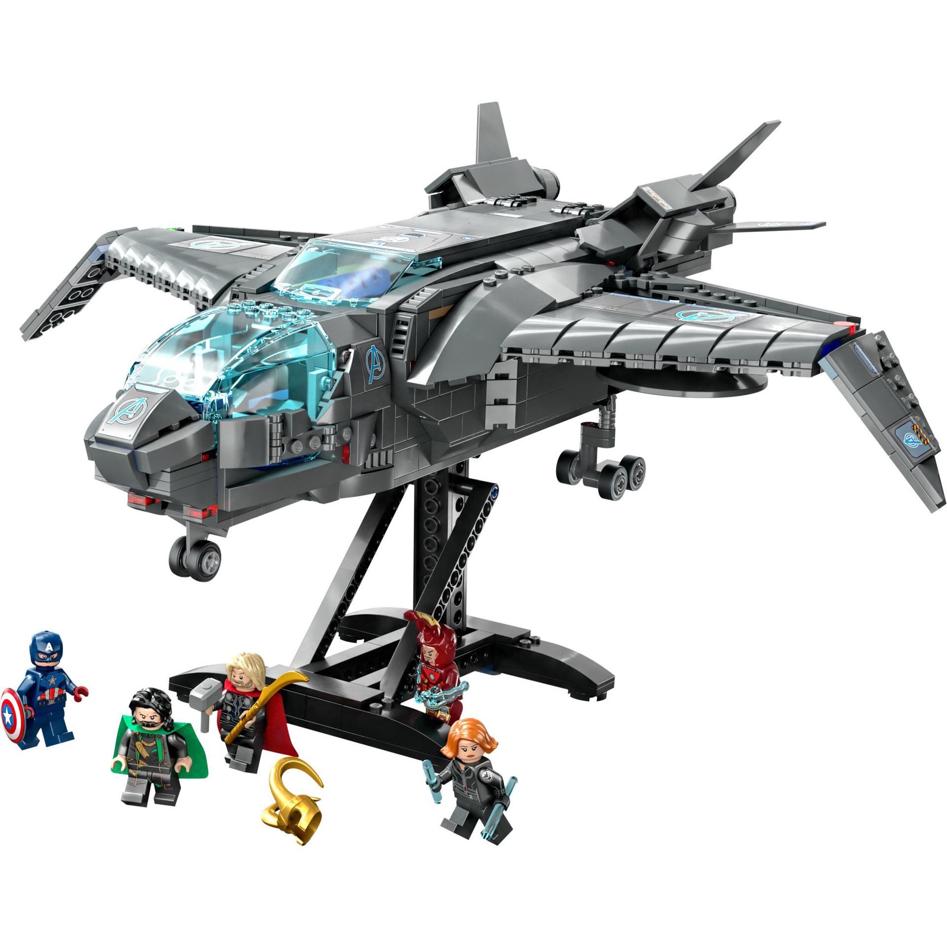 slide 2 of 6, LEGO Marvel The Avengers Quinjet 76248 Building Toy Set, 795 ct