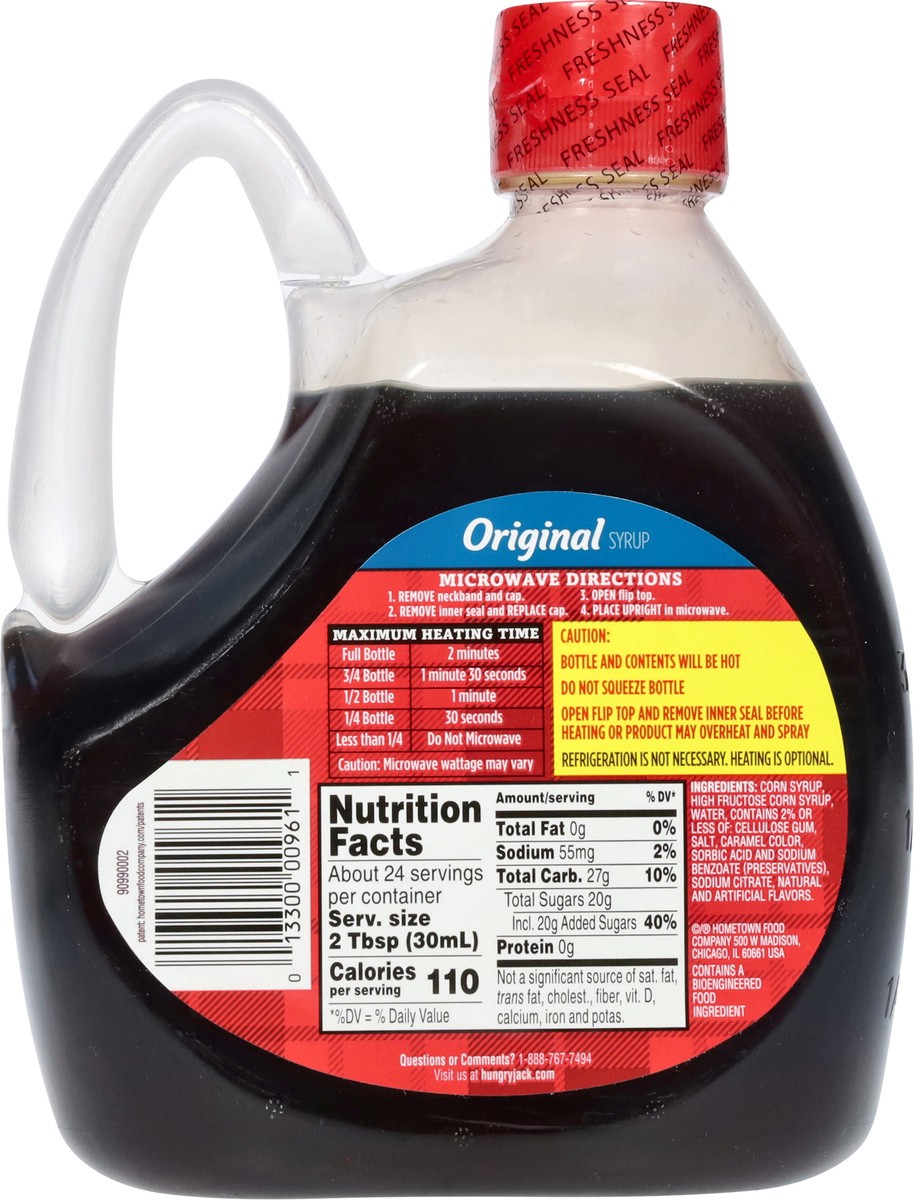 slide 11 of 13, Hungry Jack Original Syrup, 24.0 Fl Oz Bottle, 24 fl oz