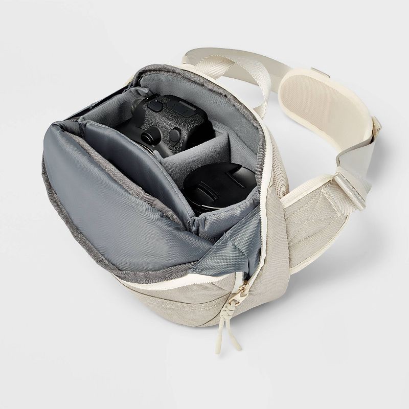 slide 2 of 4, Camera Sling Pack - heyday™ Beige Heather: Waterproof Woven Polyester, 1 ct
