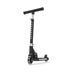 Jetson Jupiter 2.0 Kids' Kick Scooter with LED Lights - Black: Aluminum Frame, Adjustable Handlebar