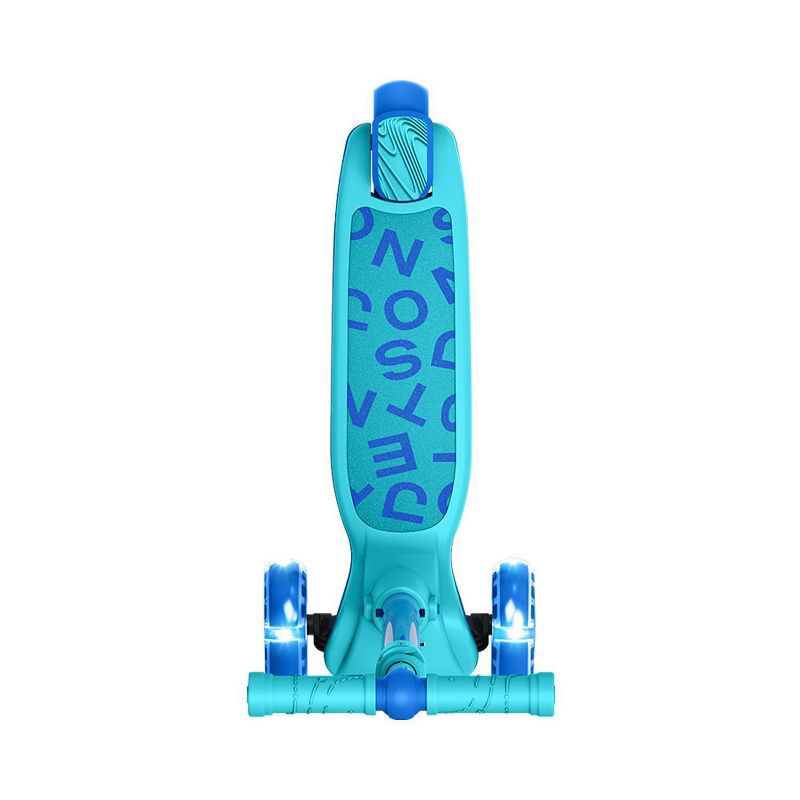 slide 5 of 8, Jetson Gem Learn & Grow Kick 3-Wheel Kick Scooter - Blue/Green: Adjustable Handlebar, LED Lights, 1 ct