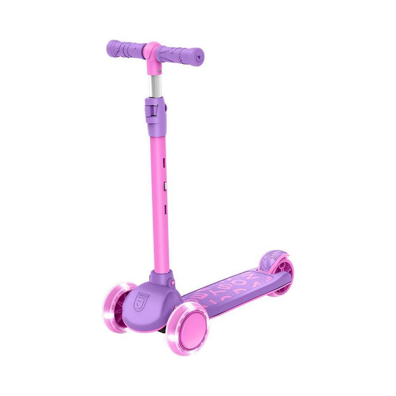 slide 1 of 8, Jetson Gem Learn & Grow Kick 3-Wheel Kick Scooter - Purple/Pink, 1 ct