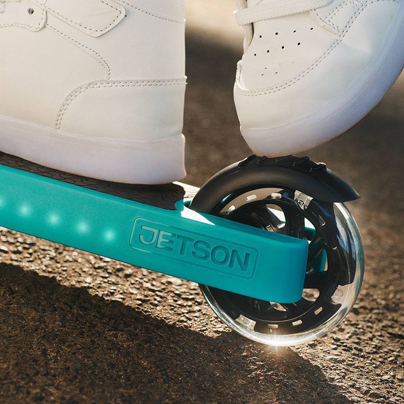 slide 9 of 9, Jetson Jupiter 2.0 Kids' Kick Scooter with LED Lights - Teal: Aluminum Frame, Adjustable Handlebar, 1 ct