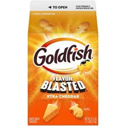 Goldfish Flavor Blasted Xtra Cheddar Cheese Crackers Carton - 27.3oz
