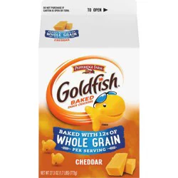 Goldfish Cheddar Cheese Crackers Baked with Whole Grain Carton - 27.3oz