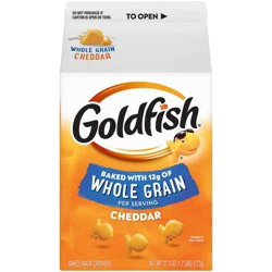 Pepperidge Farm Goldfish Cheddar Cheese Crackers Baked with Whole Grain Carton - 27.3oz