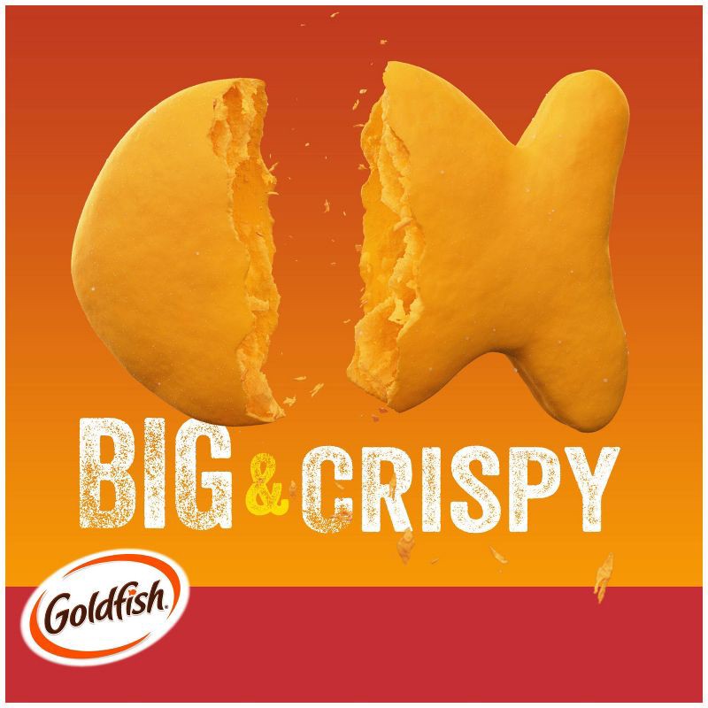 slide 2 of 7, Goldfish Mega Bites Sharp Cheddar Crackers Carton - 24.3oz, 24.3 oz