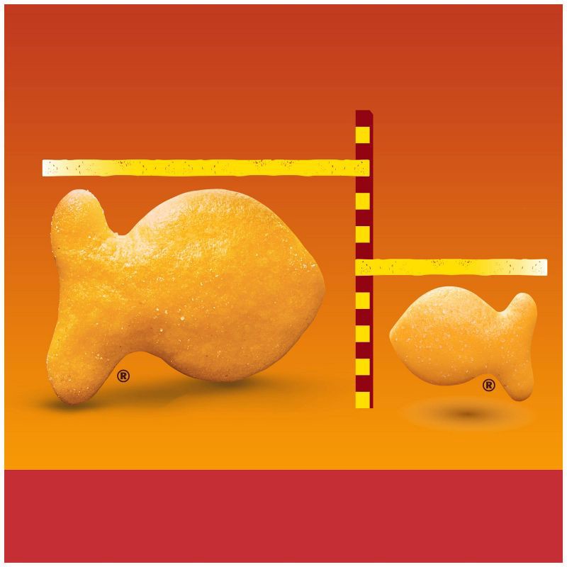 slide 2 of 7, Goldfish Mega Bites Sharp Cheddar Crackers - 24.3oz, 24.3 oz