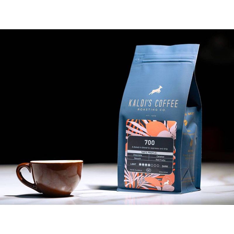 slide 3 of 6, Kaldi's Coffee 700 Whole Bean Espresso Roast Coffee - 12oz, 12 oz